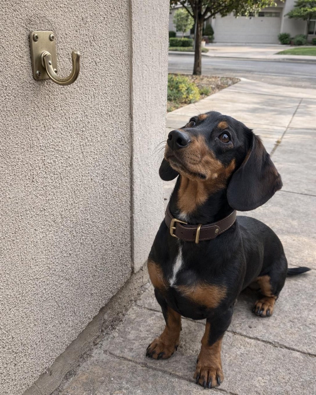 The leash is not going to walk itself.