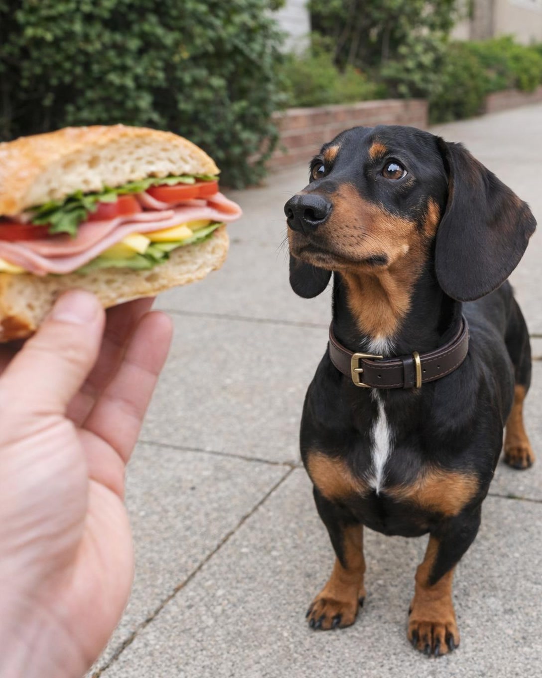 I saw that sandwich.